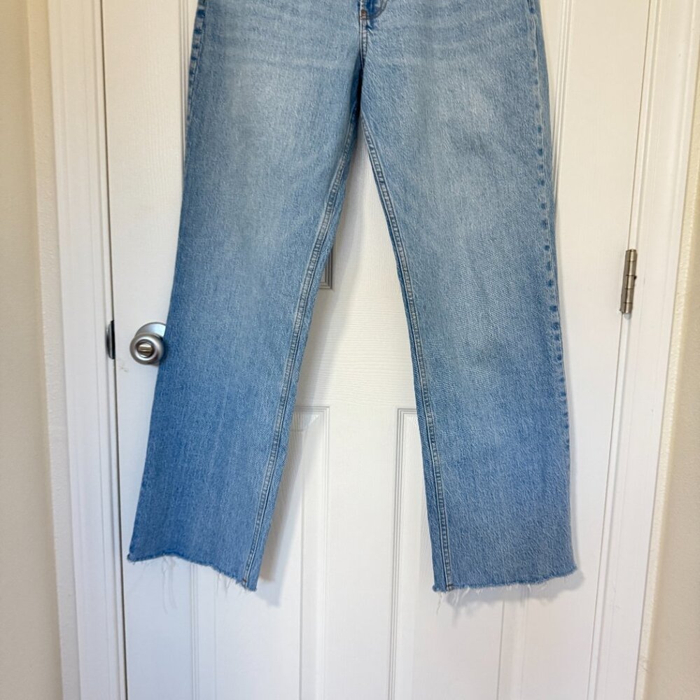 ABERCROMBIE & FITCH The Baggy low Rise Denim Jeans Curve Love Size 27 - Picture 8 of 8